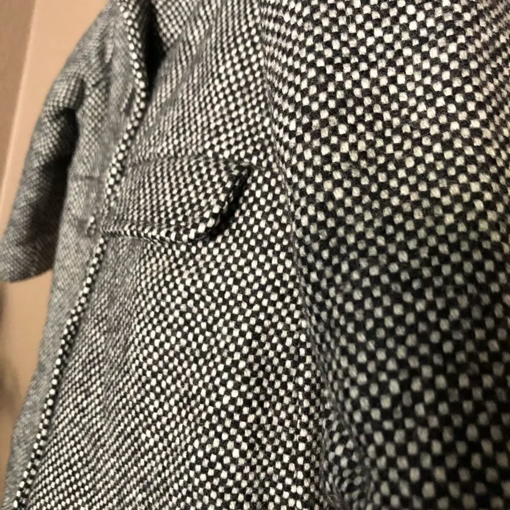 Old Navy Toddler Girl Black Tweed Pea Coat